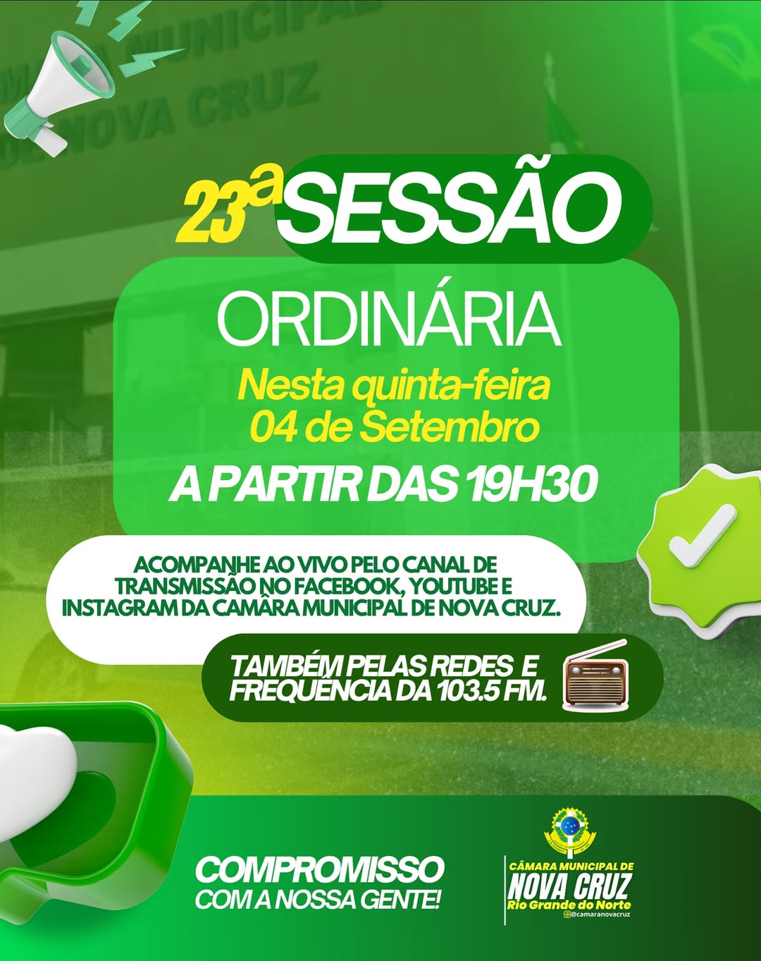 Vigésima Terceira Sessão Ordinária