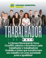 Feliz dia do Trabalhador!